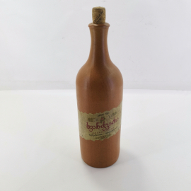 Глиняная бутылка для вина 